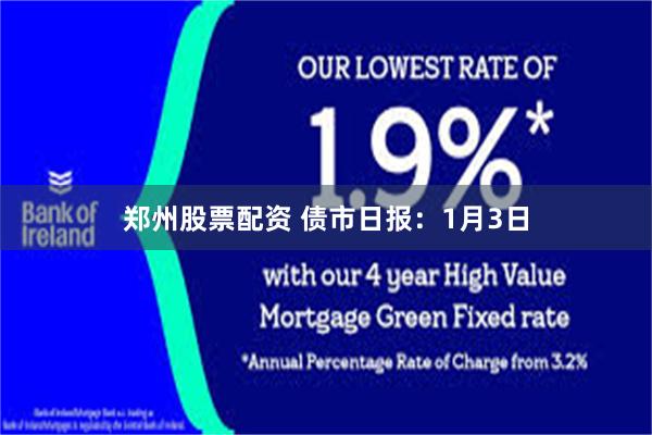 郑州股票配资 债市日报：1月3日