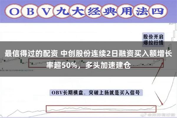最信得过的配资 中创股份连续2日融资买入额增长率超50%，多头加速建仓